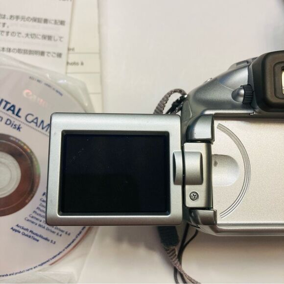 Canon PowerShot S2 IS 5.0MP Digital Camera Box Manuals Accessories Untested - Picture 10 of 16
